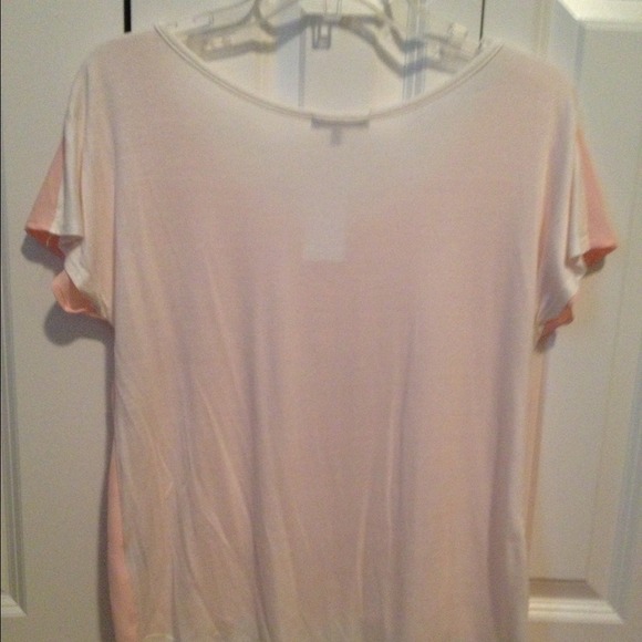 🚫Sold🚫Charlotte Russe pretty pink top w pearls - Picture 3 of 4