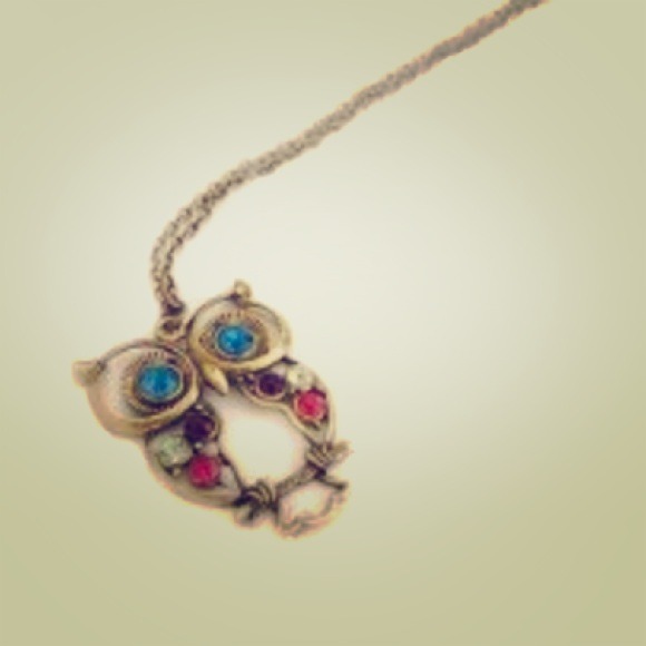 NWOT Adorable owl necklace
