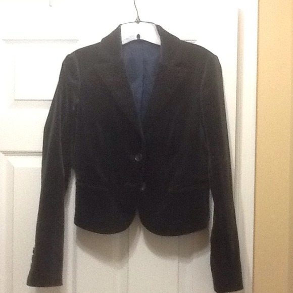 Express Design Studio Black Velvet Blazer