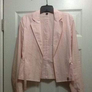 Express belted light weight blazer/jacket