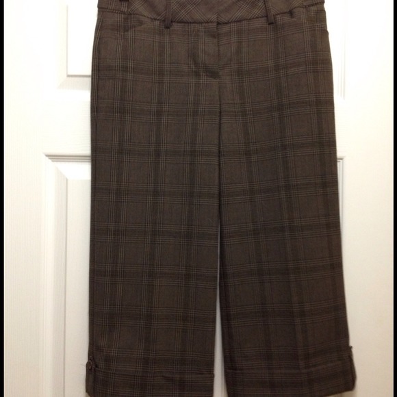 Express Editor Style Crop Pants