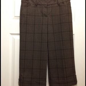 Express Editor Style Crop Pants