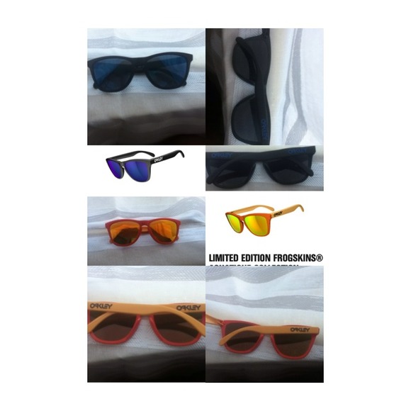 Oakley limited edition Frogskins !!(: