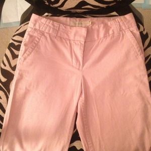 JCrew Favorite Fit pink chinos