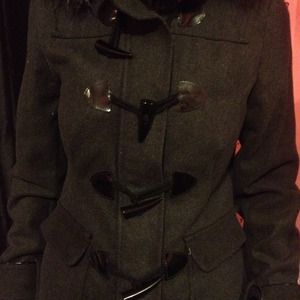 A gray winter jacket!