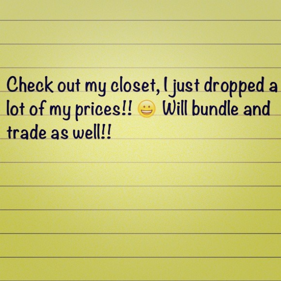 Price cuts!!!