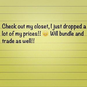 Price cuts!!!