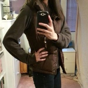 💋 Dark Brown Puffy Vest