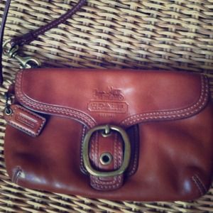 Espresso Coach wristlet