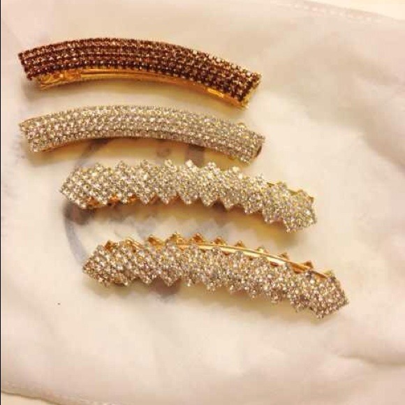 SALE └(^O^)┘Big crystal hair banana clip