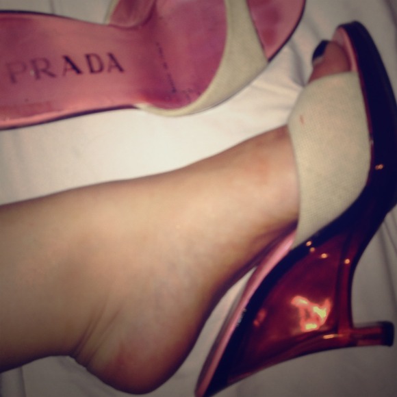Authentic Prada Sandal Wedges 6