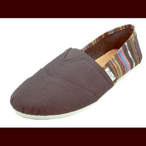 👌Stylish👌canvas slip on shoes flat! 2 tone👏🎈