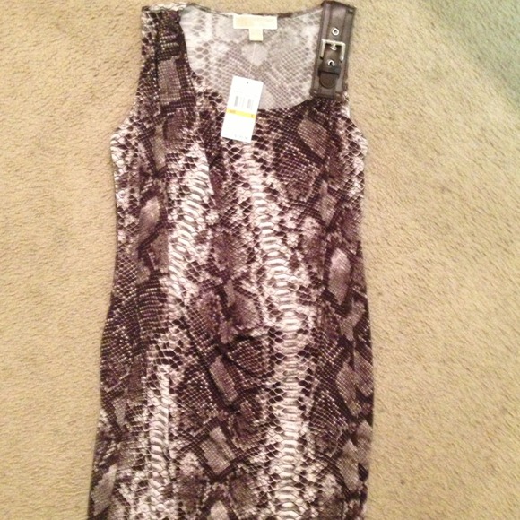 Michael kors snake print mini dress - Picture 1 of 4