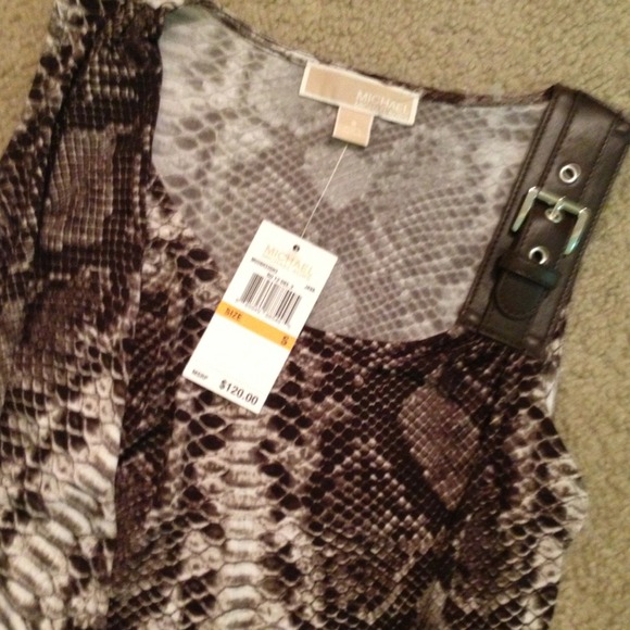 Michael kors snake print mini dress - Picture 2 of 4