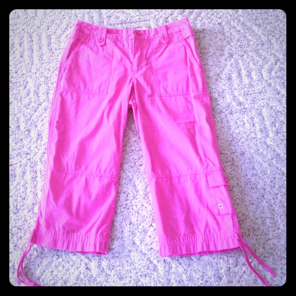 Sigrid Olsen pink Capri pants