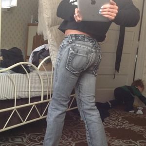 🚫HOLD🚫Size 28 True Religion Gray Jeans limit