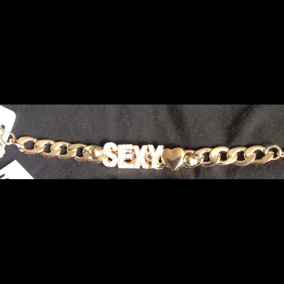 Gold affirmation bracelet