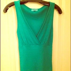 Michael Stars Cross front sleeveless! Blue/Green
