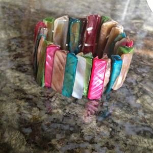 Abalone stretch bracelet