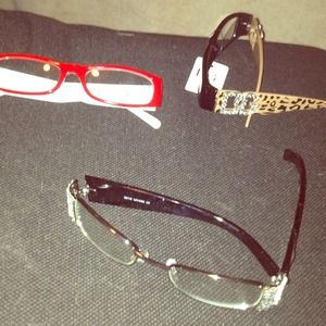 3 pair of fashion glasses :)