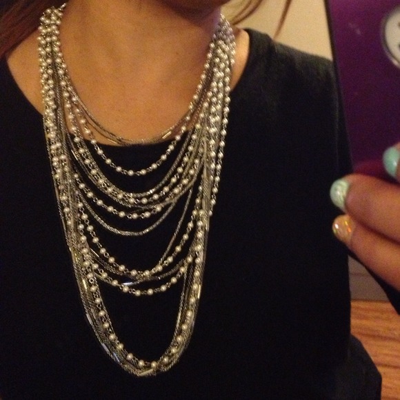 Gorgeous multi-chain necklace