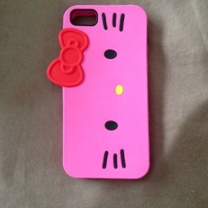 Brand New Pink Hello Kitty iPhone 5 case