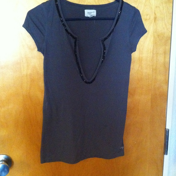 Low cut very cute v neck t shirt