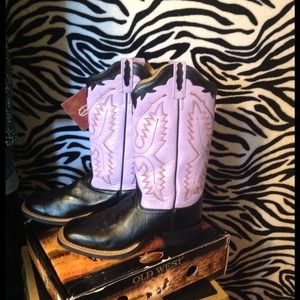 Purple cowgirl boots
