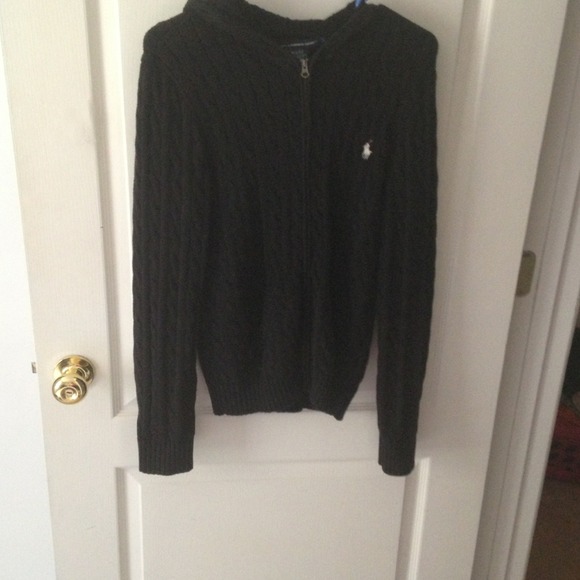 Ralph Lauren sport size L black hooded sweater