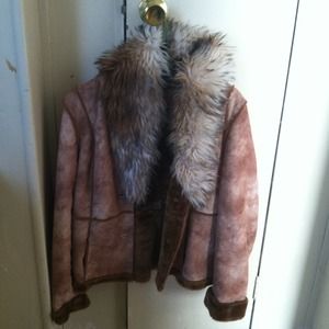 Faux fur coat