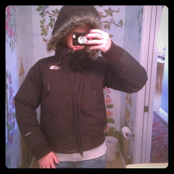 North Face HyVent Down Hooded Jacket