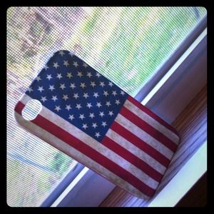 American Flag Snap-On iPhone 4/4s Case