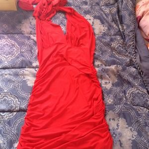 Red convertible dress. Size xl