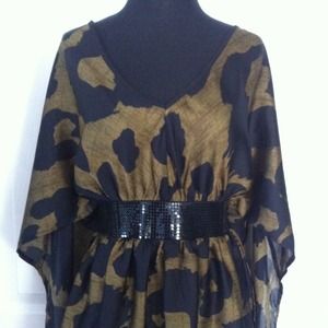 Leopard print top/tunic