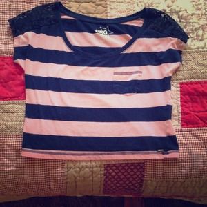 Striped crop top