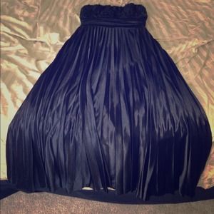 Black pedestal dress