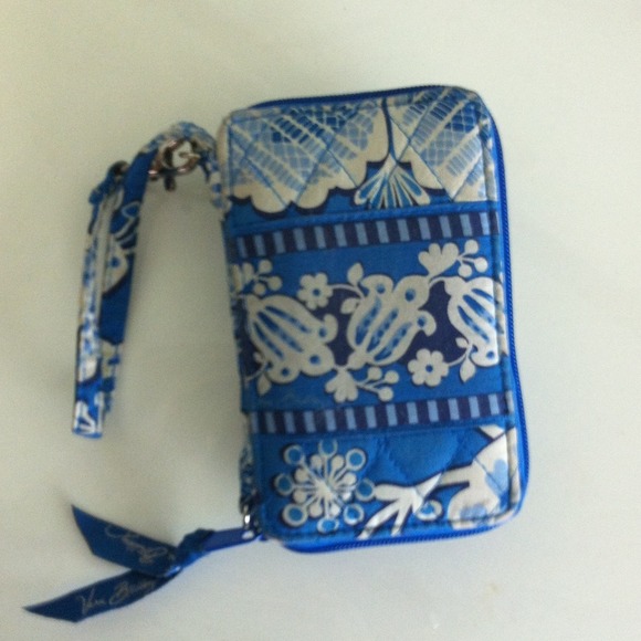 Vera Bradley Blue Cell Phone Wallet