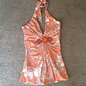 Sky halter top
