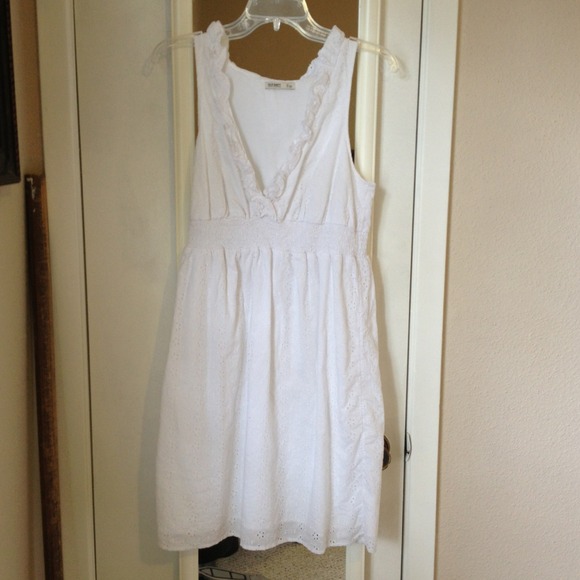 Old Navy white knitted summer dress