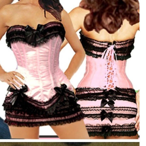 Plus size Corset with Skirt