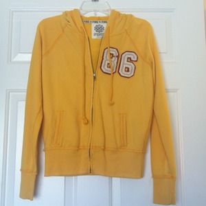 Victoria's Secret Yellow Zip-Up