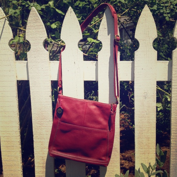 The Sak red crossbody bag
