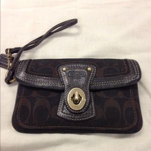 Coach Dark Brown Wrislet
