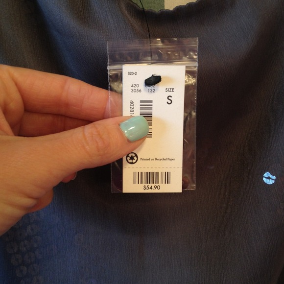 💢Bundled💢 Limited grey one shoulder top - Picture 2 of 3