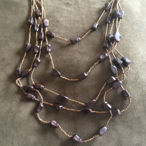 Brown beaded