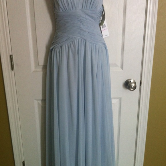 Calvin Klein formal gown - pale blue NWT size 6 - Picture 2 of 4