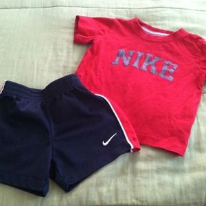12M Nike shorts & t shirt