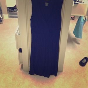 Ann Taylor Black Matte Jersey dress