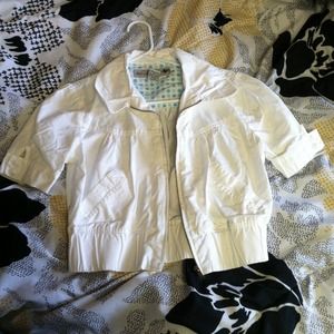 Wet seal white jacket