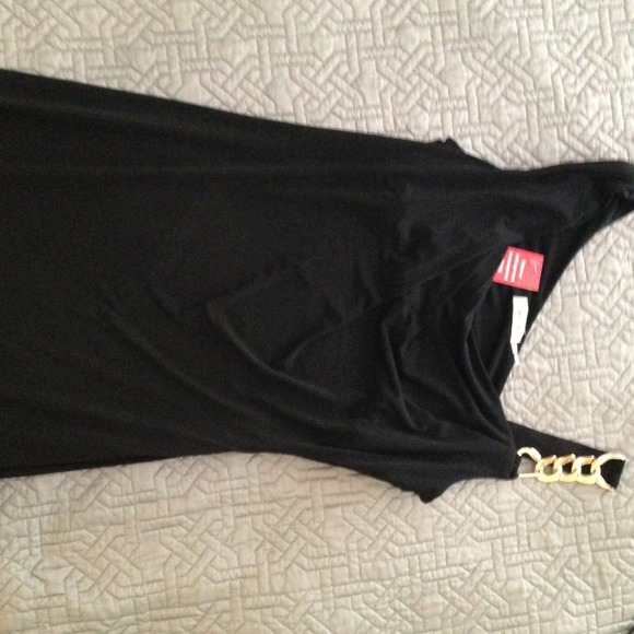 Calvin Klein long black dress